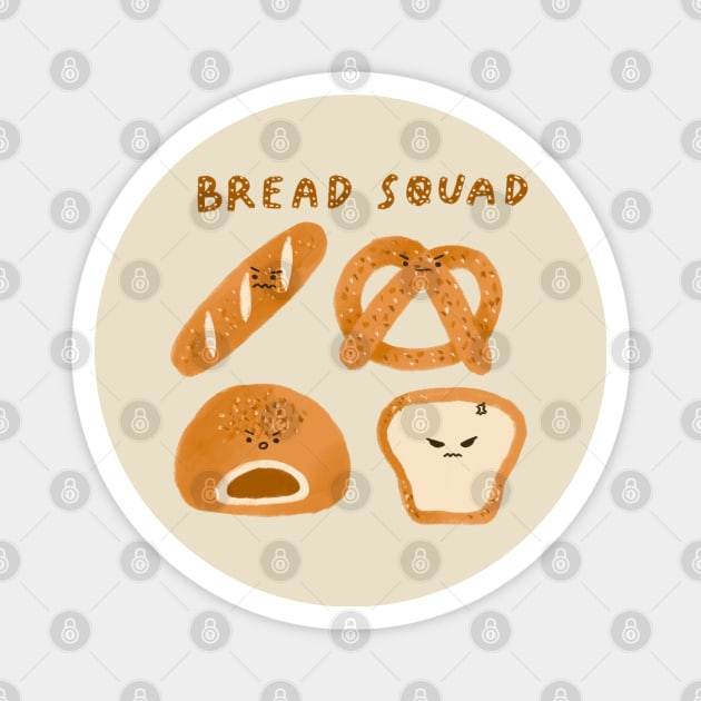 Bread squad Magnet by summerheart